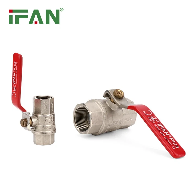 Ball Valve Brass Qattiq muhitda ishlaydi